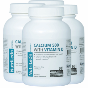 NutriLeon Calcium Vitamin D3 supplement Natural Mineral 240 Tablets