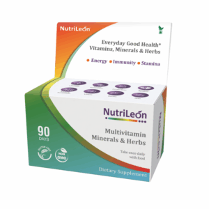 NutriLeon Multivitamin Daily with Spirulina & Ginseng 90 Tablets