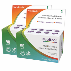 NutriLeon Multivitamin Daily with Spirulina & Ginseng 180 Tablets